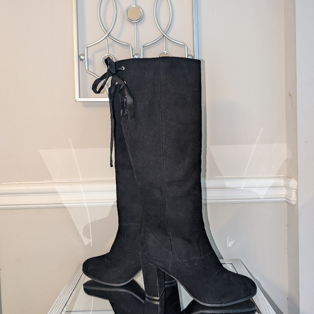 Tall Suede Boots